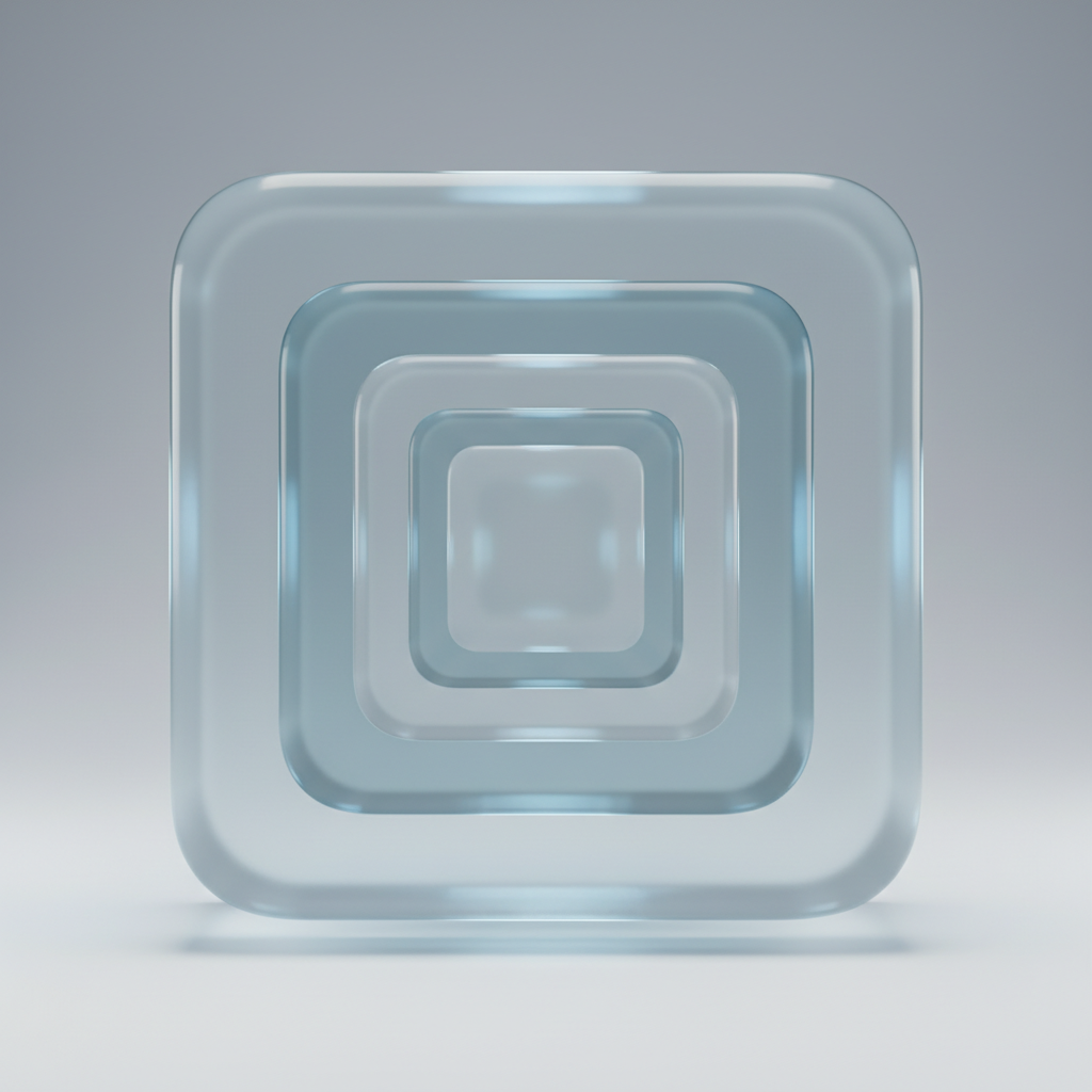 recursion concept 3d icon