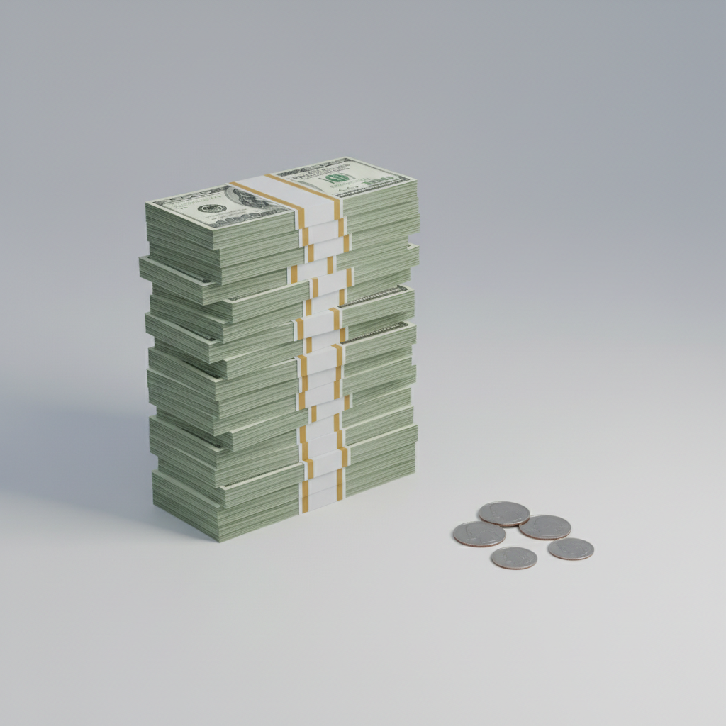 writing cost reduction icon