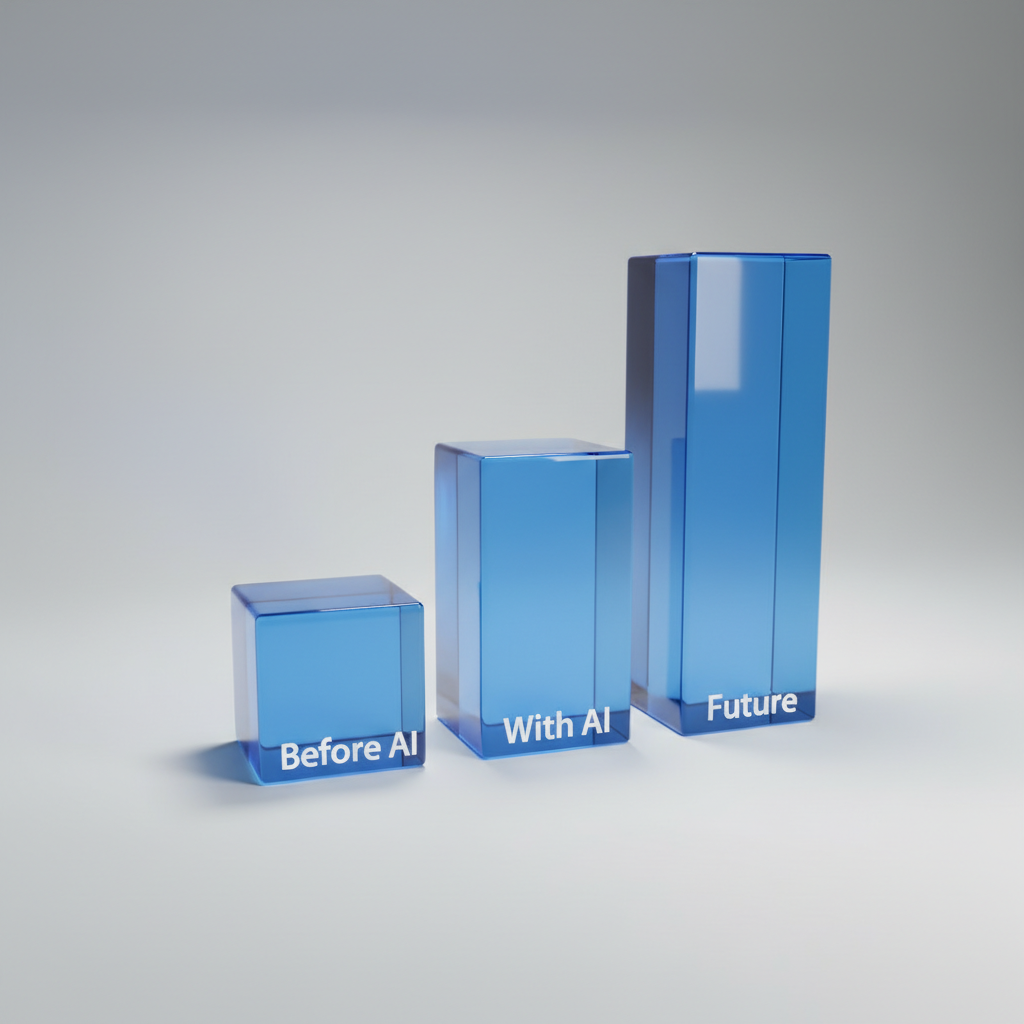 ai productivity graph 3d