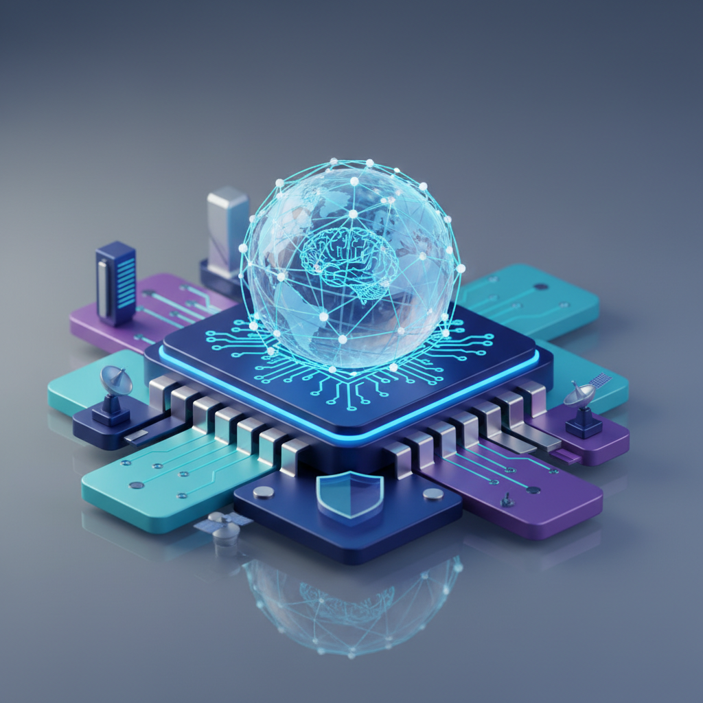 ai geopolitics chip globe