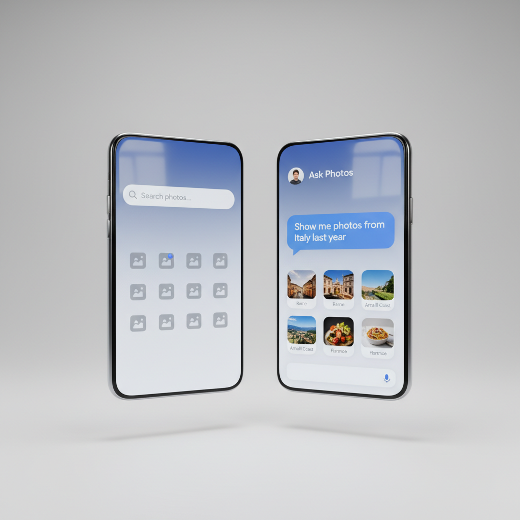 traditional vs ask photos comparison