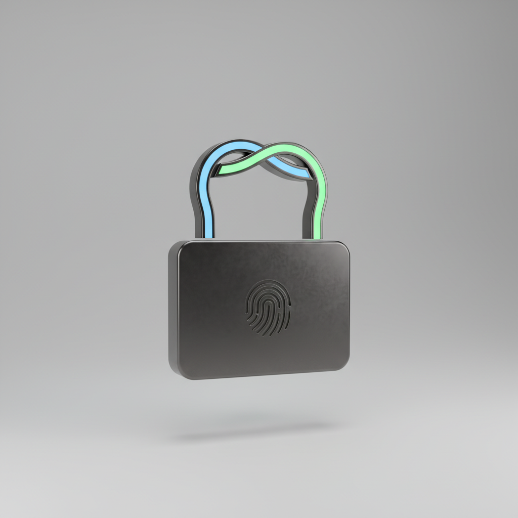 ai privacy lock icon