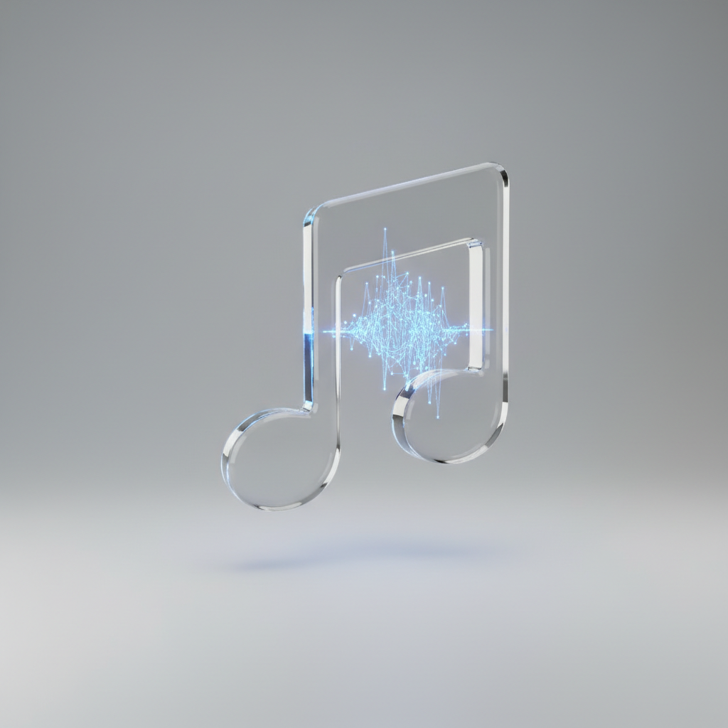 ikona szklana nuta ai