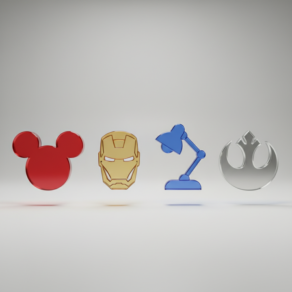 disney characters 3d icon