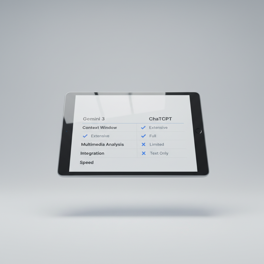 ai comparison table 3d