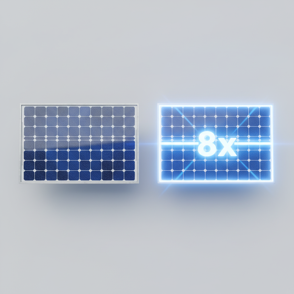 solar panel comparison 3d