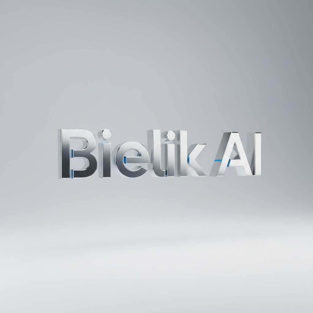 bielik ai logo 3d icon