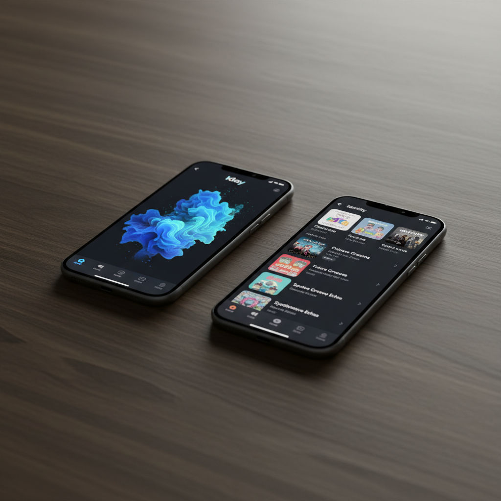 klay vs spotify interface comparison