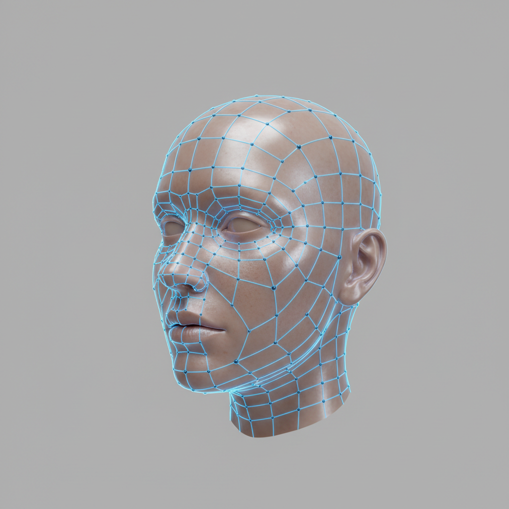 facial landmarks analysis 3d