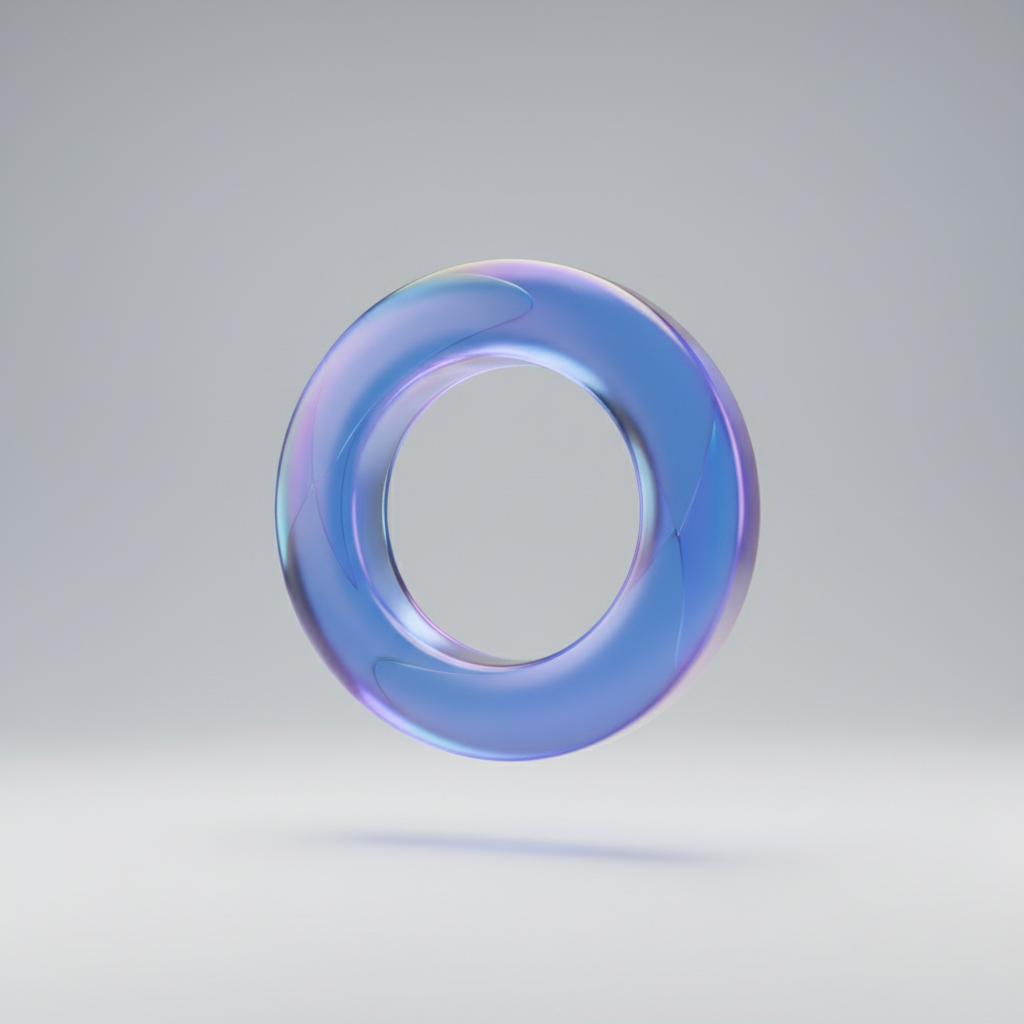 meta ai logo 3d icon