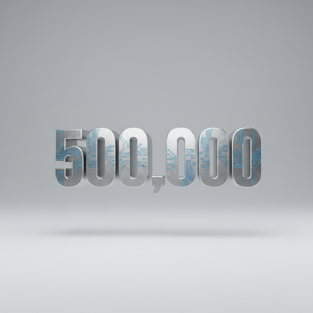 liczba 500k ai edukacja 3d