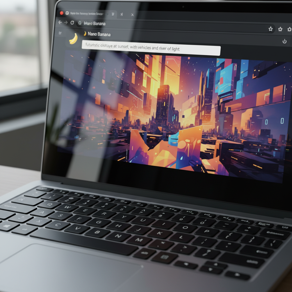 chrome nano banana workflow