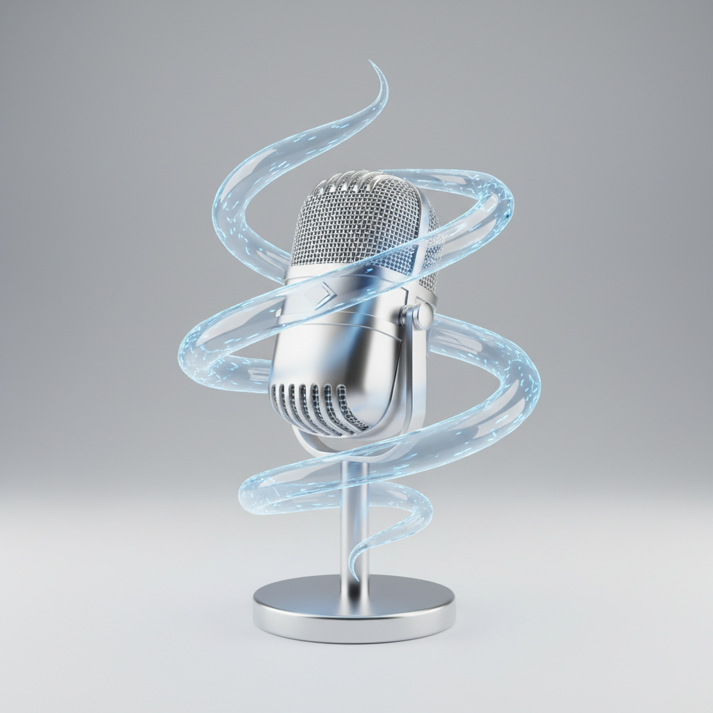 ai radio presenter icon