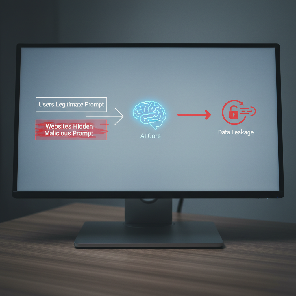 prompt injection attack visualization