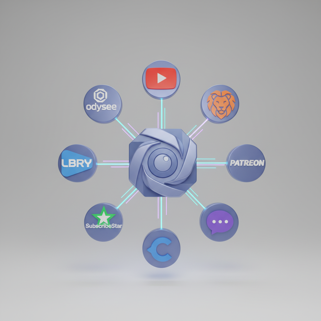 creator platform diversification icon