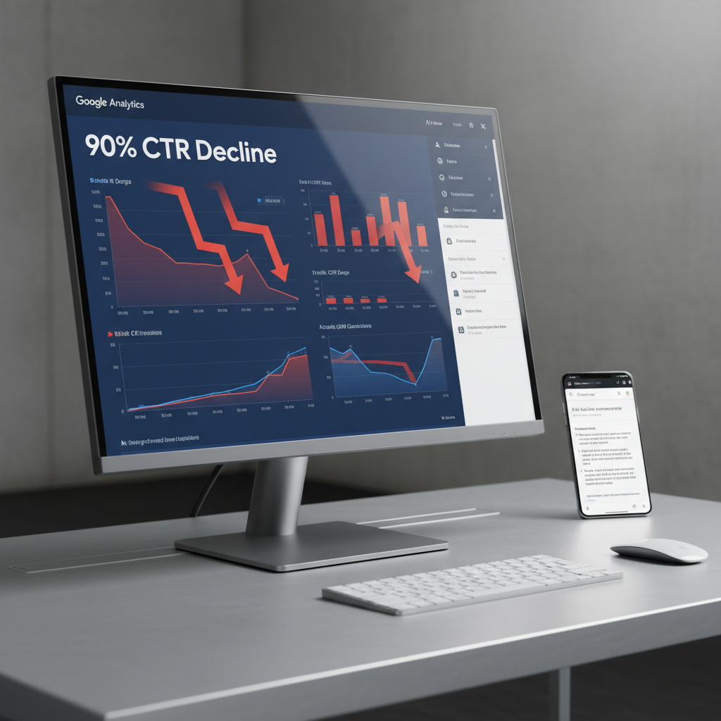 Google Overviews zabrały 90% ruchu?