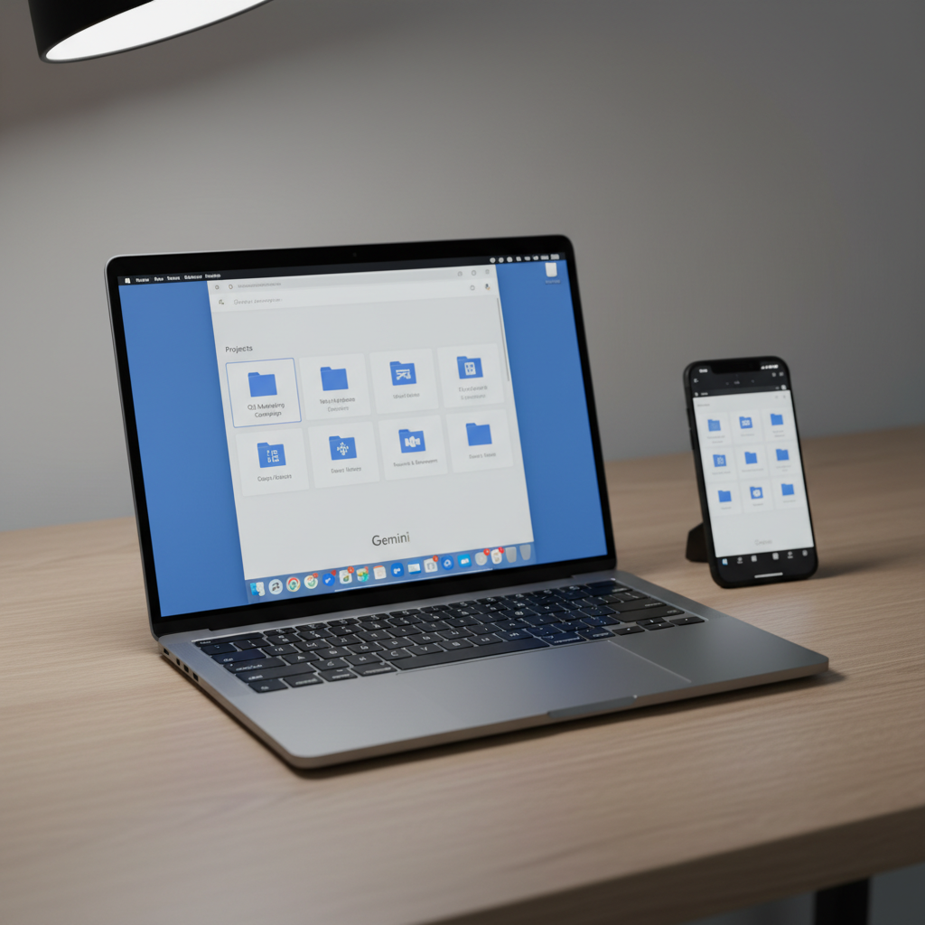 Projekty w Gemini: Jak Google chce zorganizować Twoją pracę z AI