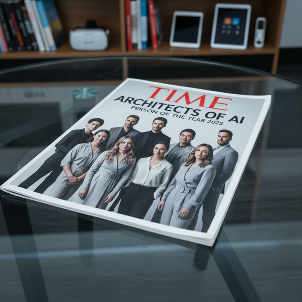 Architekci AI Człowiekiem Roku TIME 2025: Dlaczego grupa, a nie jednostka?