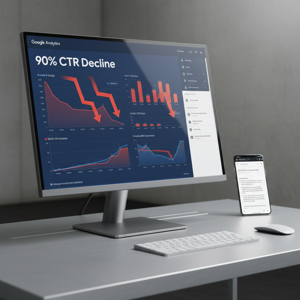 Google Overviews zabrały 90% ruchu?