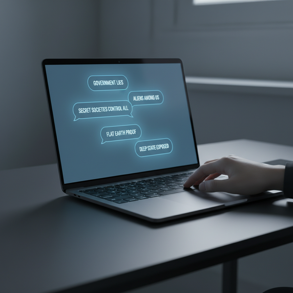 Sztuczna Inteligencja napędza teorie spiskowe? Badania potwierdzają